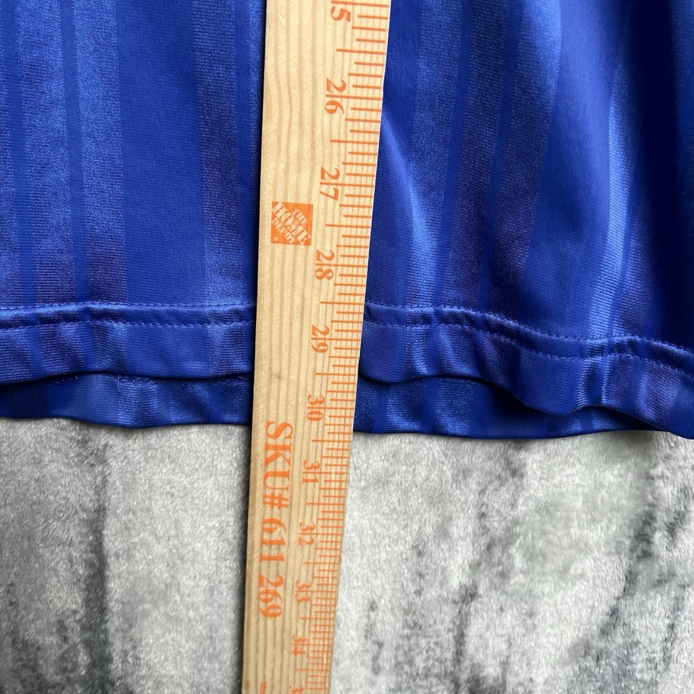 Vintage 90's Adidas Equipment Soccer Jersey Football Shirt Kit Size Men's L Blue - Picture 5 of 6